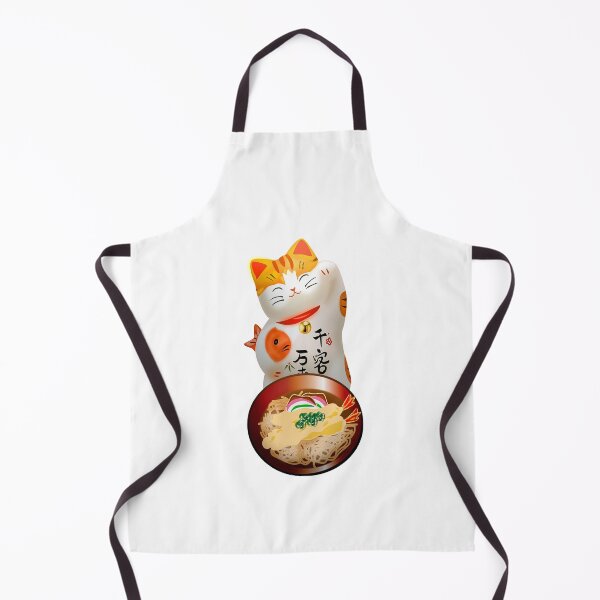 Item preview, Beckoning Maneki cat Tempura Udo Oishi designed and sold by Japanculture.