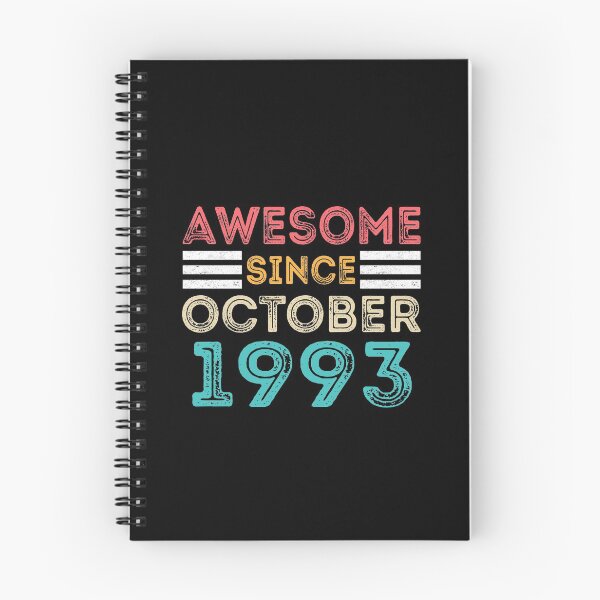 Item preview, Retro Vintage 27th Birthday - Awesome Since October 1993 designed and sold by meedTee.