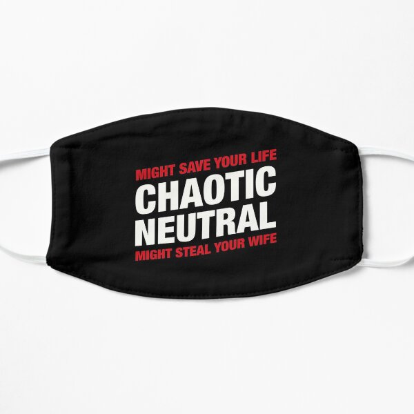 Chaotic Neutral Flat Mask