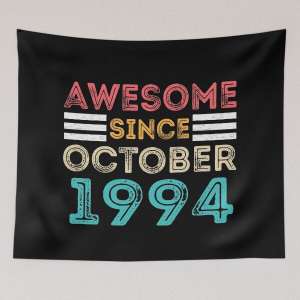 Item preview, Retro Vintage 26th Birthday - Awesome Since October 1994 designed and sold by meedTee.