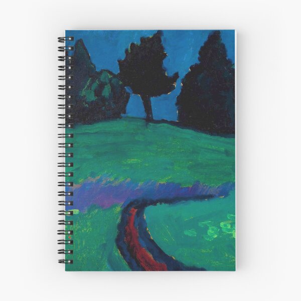 Item preview, Alexej von Jawlensky - Dark Trees over green Slope designed and sold by ArtExpression.