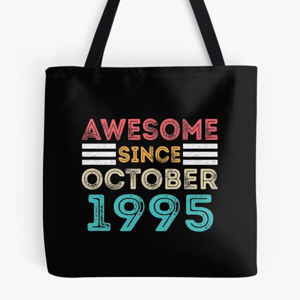 Item preview, Retro Vintage 25th Birthday - Awesome Since October 1995 designed and sold by meedTee.