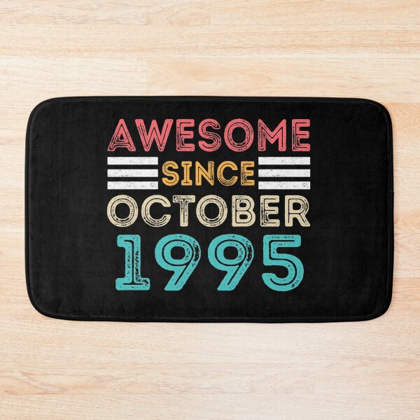 Item preview, Retro Vintage 25th Birthday - Awesome Since October 1995 designed and sold by meedTee.