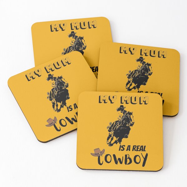 Item preview, My mum is a real cowboy designed and sold by Funtastic-GOODS.
