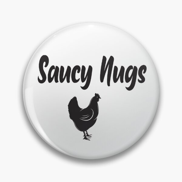 Item preview, Funny Saucy Nugs Chicken Boneless Wings T-Shirt,Saucy Nebraska Gift Apparel  designed and sold by alikassi.