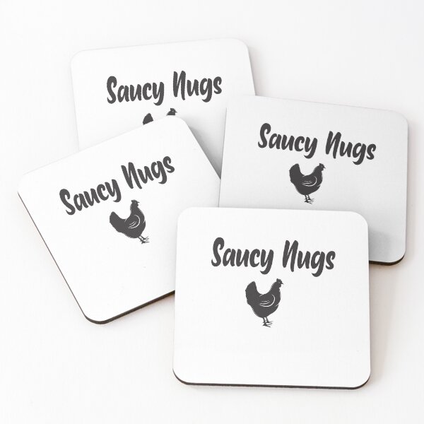Item preview, Funny Saucy Nugs Chicken Boneless Wings T-Shirt,Saucy Nebraska Gift Apparel  designed and sold by alikassi.