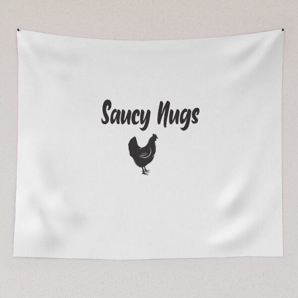 Item preview, Funny Saucy Nugs Chicken Boneless Wings T-Shirt,Saucy Nebraska Gift Apparel  designed and sold by alikassi.