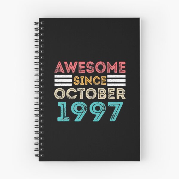 Item preview, Retro Vintage 23th Birthday - Awesome Since October 1997 designed and sold by meedTee.