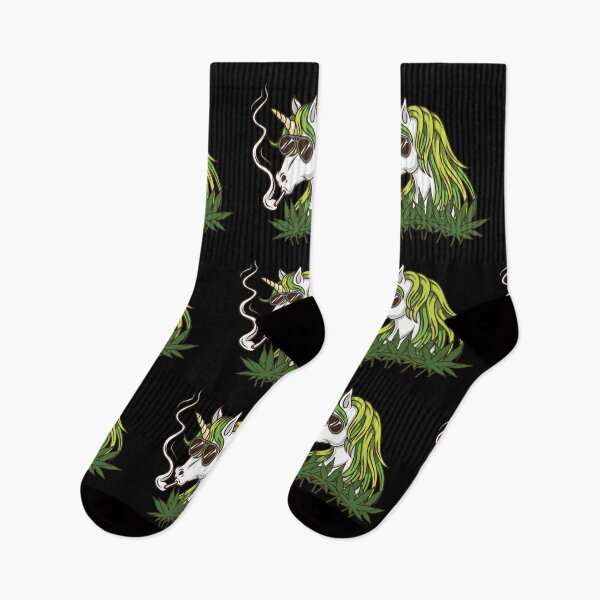 Item preview, Cool Unicorn Smoking Weed - Marijuana Leaves designed and sold by Sandra78.