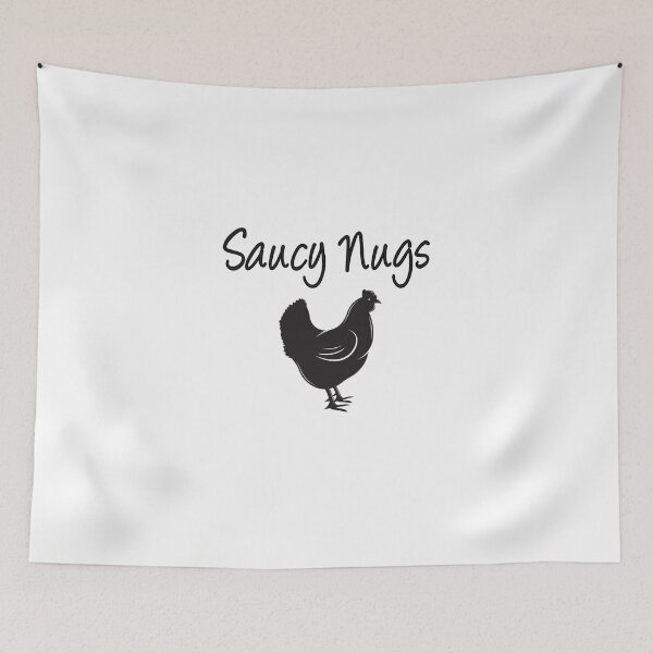 Item preview, Funny Saucy Nugs Chicken Boneless Wings T-Shirt,Saucy Nebraska Gift Apparel  designed and sold by alikassi.