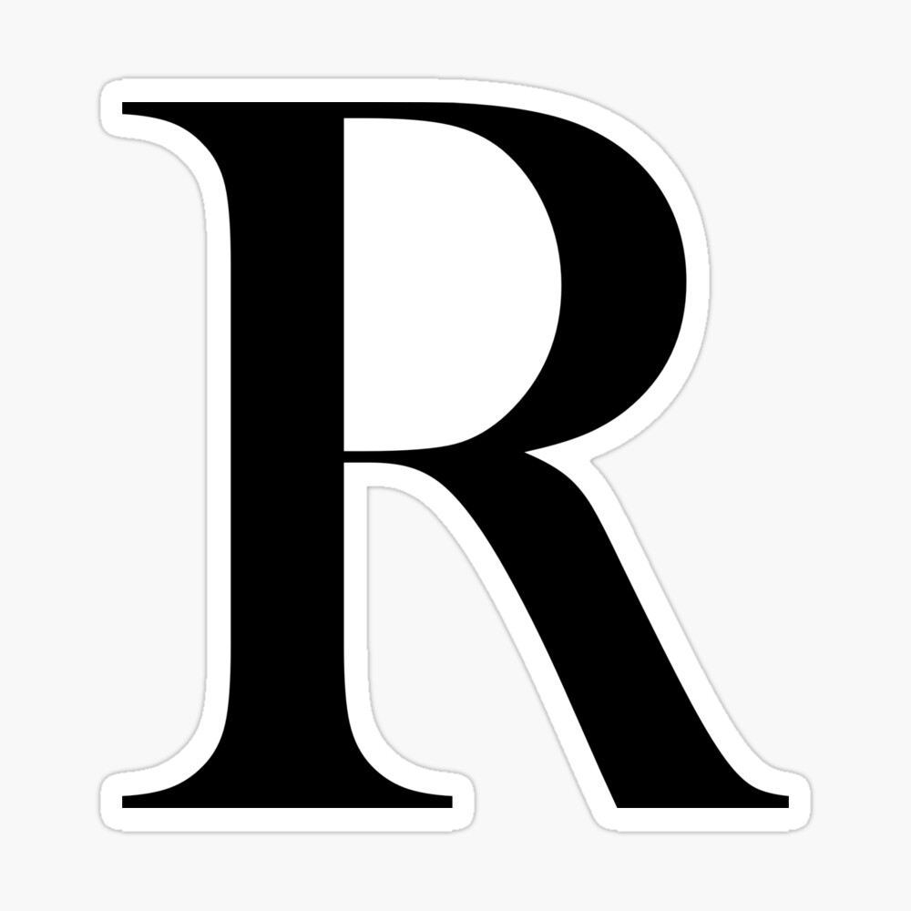 Simple Alphabet Letter - R