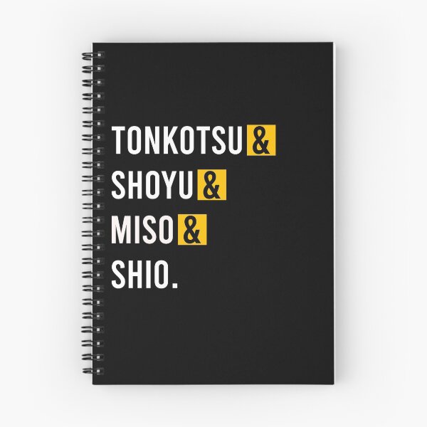 Item preview, Ramen Tonkotsu Shoyu Shio Miso designed and sold by AymenAllel.