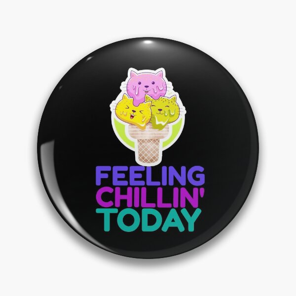 Item preview, Feeling Chillin' Today_Cats Ice Cream_Green designed and sold by leBoosh-Designs.