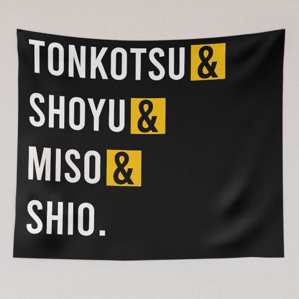 Item preview, Ramen Tonkotsu Shoyu Shio Miso designed and sold by AymenAllel.