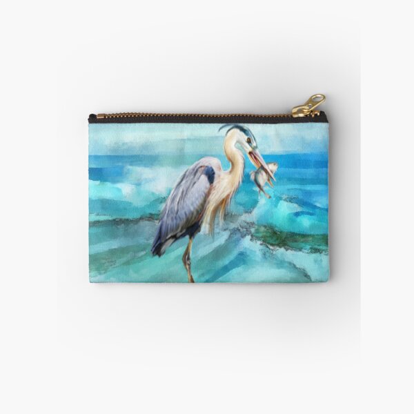 Item preview, Great Blue Heron with Fish designed and sold by Barbny.