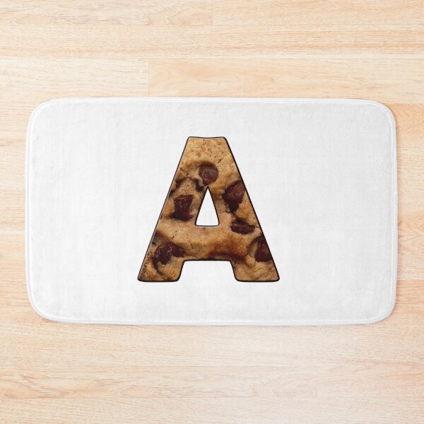 Item preview, Chocolate Chip Cookie Capital Letter A designed and sold by MoonsmileProd.