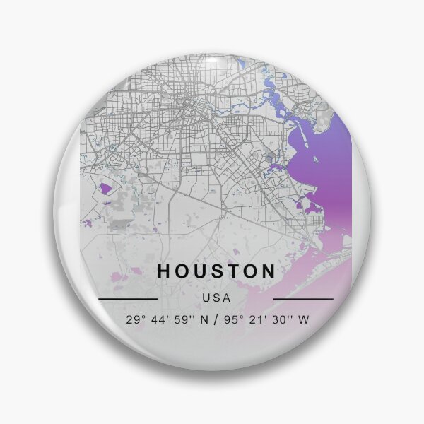Artikelvorschau, Houston CİTY ROAD MAP POSTER entworfen und verkauft von rashadat.