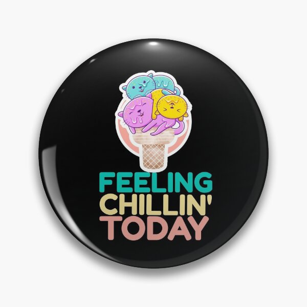 Item preview, Feeling Chillin' Today_Cats Ice Cream_Peach designed and sold by leBoosh-Designs.