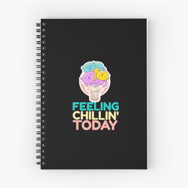 Item preview, Feeling Chillin' Today_Cats Ice Cream_Peach designed and sold by leBoosh-Designs.