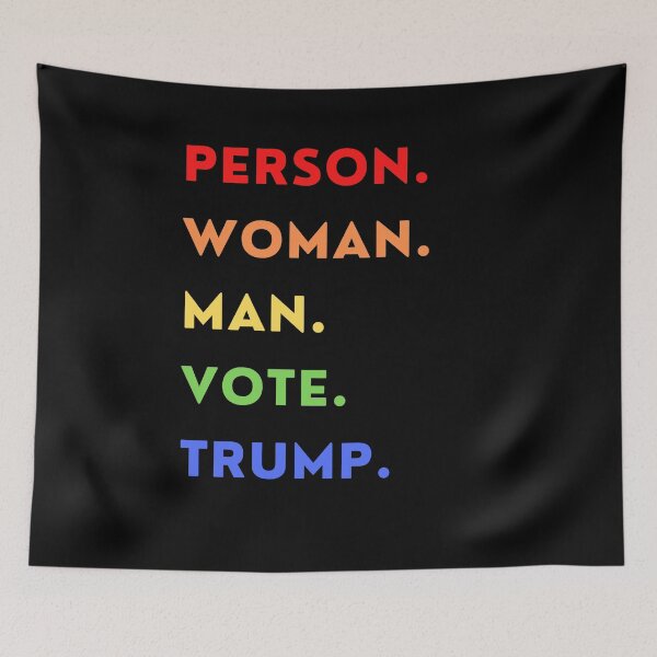 Item preview, Person. Woman. Man. Vote. Trump. designed and sold by BigBoyShop.
