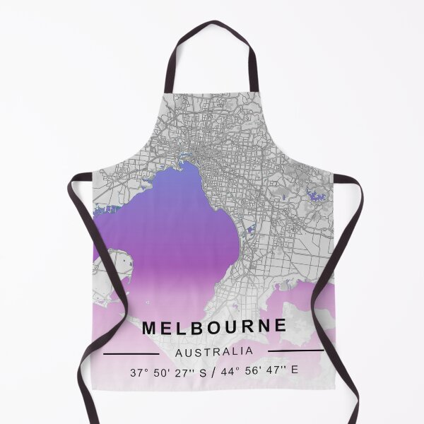 Item preview, MELBOURNE CİTY ROAD MAP POSTER designed and sold by rashadat.