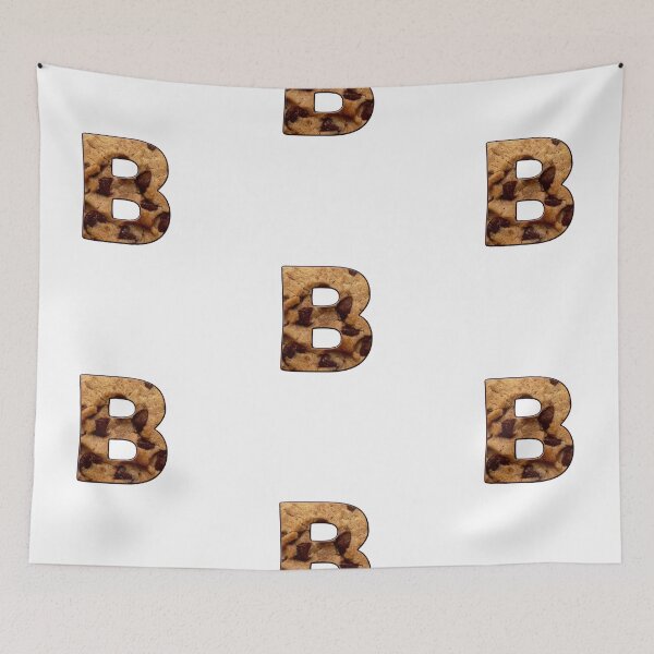 Item preview, Chocolate Chip Cookie Capital Letter B designed and sold by MoonsmileProd.