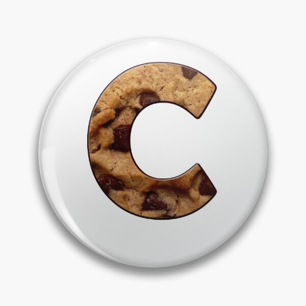 Item preview, Chocolate Chip Cookie Capital Letter C designed and sold by MoonsmileProd.