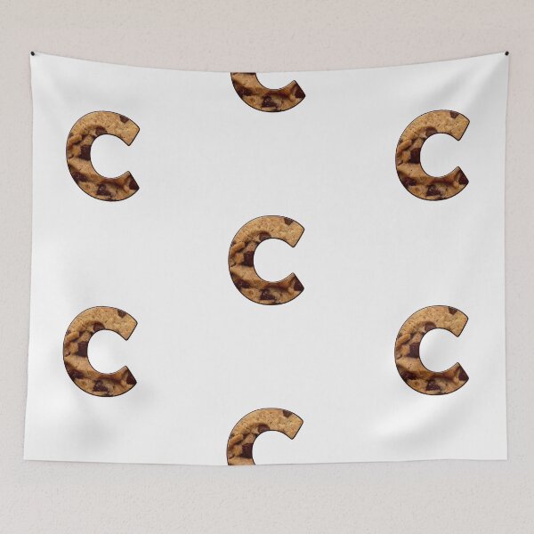 Item preview, Chocolate Chip Cookie Capital Letter C designed and sold by MoonsmileProd.