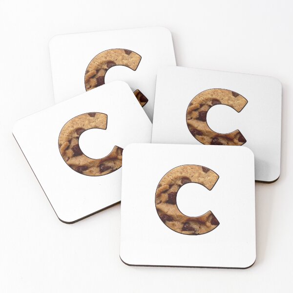 Item preview, Chocolate Chip Cookie Capital Letter C designed and sold by MoonsmileProd.