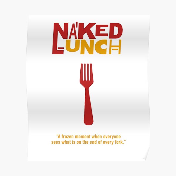 Naked Lunch by David Cronenberg and William Burroghs, 1991 colored Poster