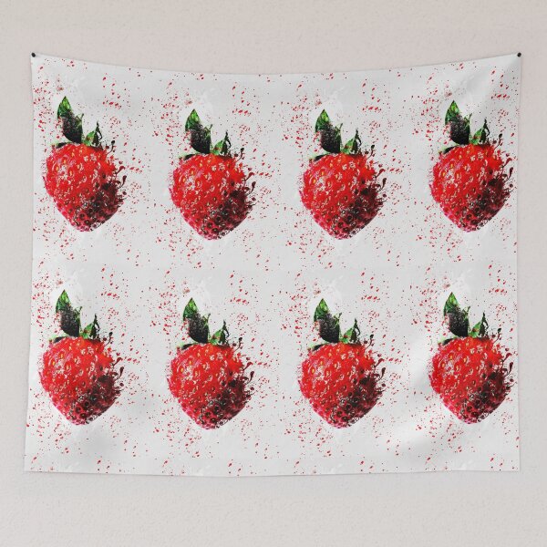 Item preview, Strawberry Watercolor Splash designed and sold by hatimelhag.