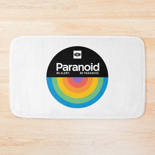 Item preview, Paranoid Classic Patch (Black/Colour on White) designed and sold by Fox Newton.