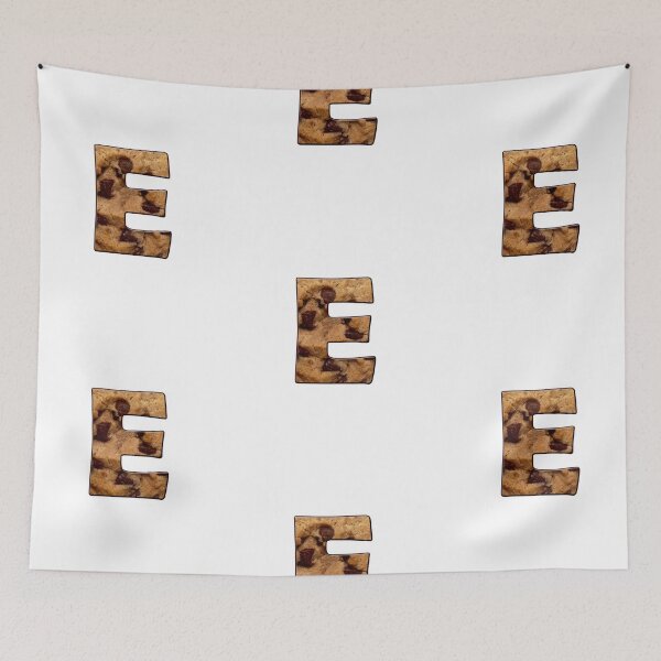 Item preview, Chocolate Chip Cookie Capital Letter E designed and sold by MoonsmileProd.