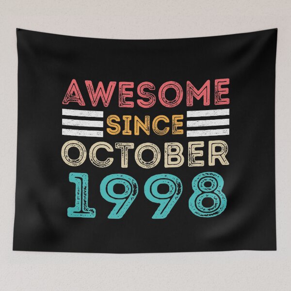 Item preview, Retro Vintage 22nd Birthday - Awesome Since October 1998 designed and sold by meedTee.