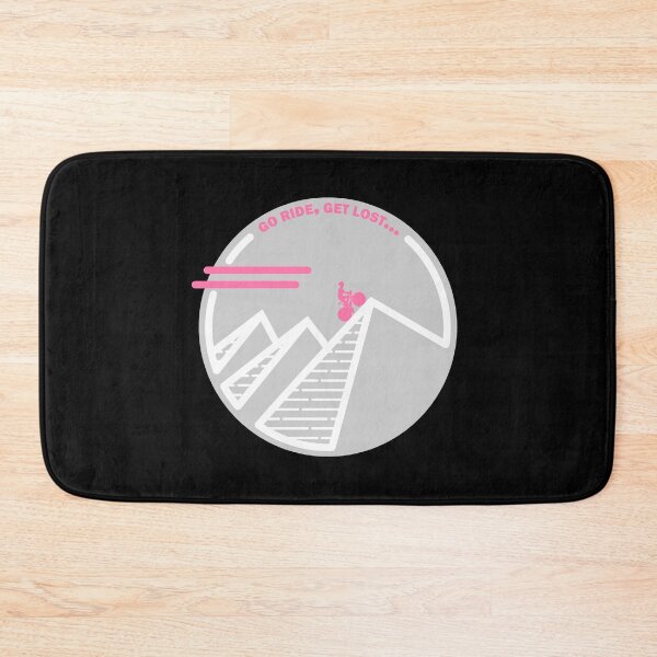 Item preview, Climbing Abstract Triple Peaks Grey White Pink designed and sold by RabeDesigns.