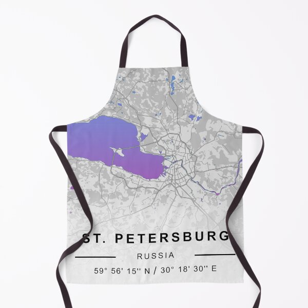 Item preview, ST. PETERSBURG CİTY ROAD MAP POSTER designed and sold by rashadat.