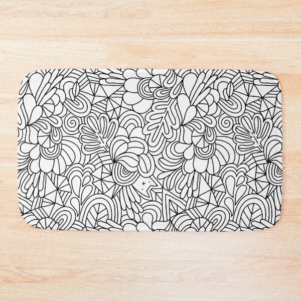 Item preview, Fun abstract cute doodles pattern designed and sold by kostolom3000.