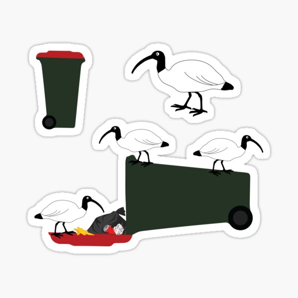 Item preview, Bin Chickens Eating Lunch on Green designed and sold by Digitaldingo.