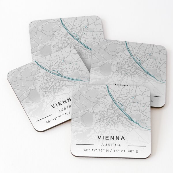 Item preview, VIENNA CİTY ROAD MAP POSTER designed and sold by rashadat.