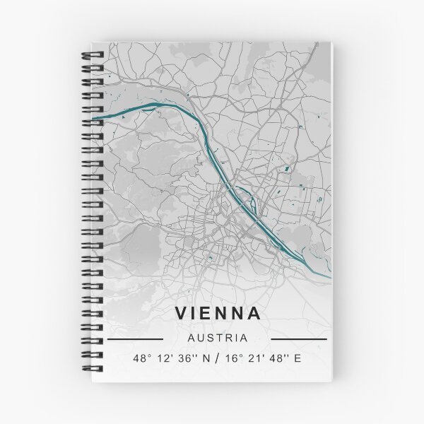 Item preview, Póster de mapa de carreteras de la ciudad de Viena designed and sold by rashadat.