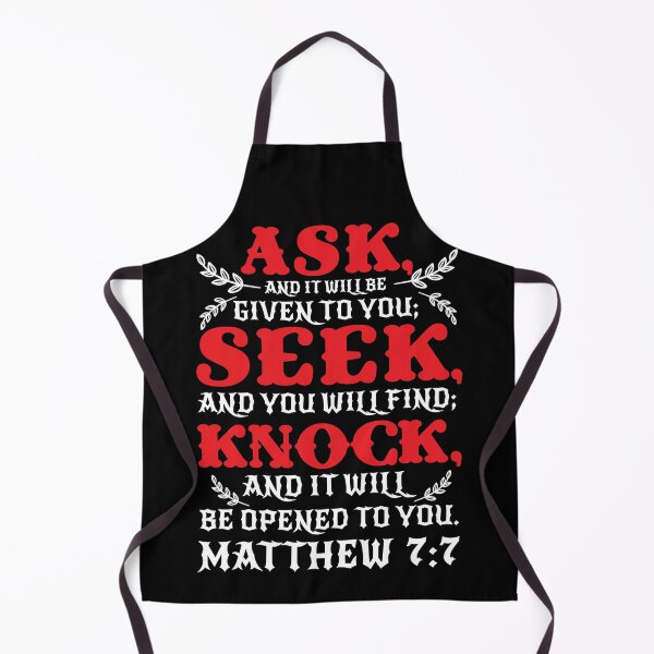Item preview, Matthew 7:7 designed and sold by plushism.