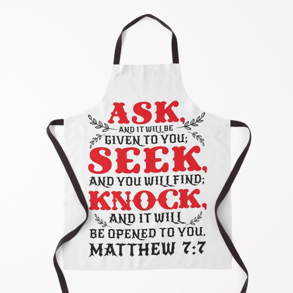 Item preview, Matthew 7:7 designed and sold by plushism.