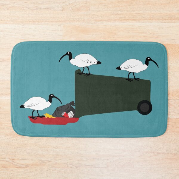 Item preview, Bin Chickens Eating Lunch on Sea Blue designed and sold by Digitaldingo.