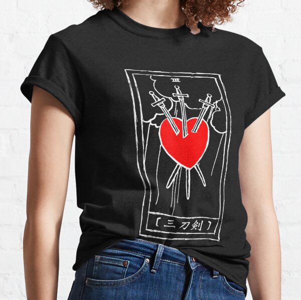 Three of Swords for Nu Goth, Punk lovers, Japan Classic T-Shirt
