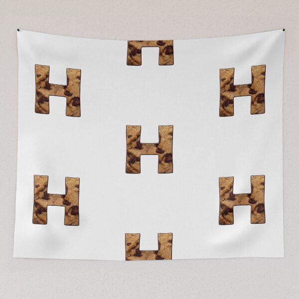 Item preview, Chocolate Chip Cookie Capital Letter H designed and sold by MoonsmileProd.