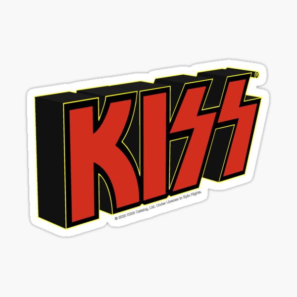 Item preview, KISS (3D Logo) designed and sold by HawkstoneDesign.