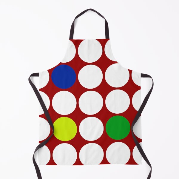 Item preview, White and colored dots on a red background. designed and sold by Francesko221.