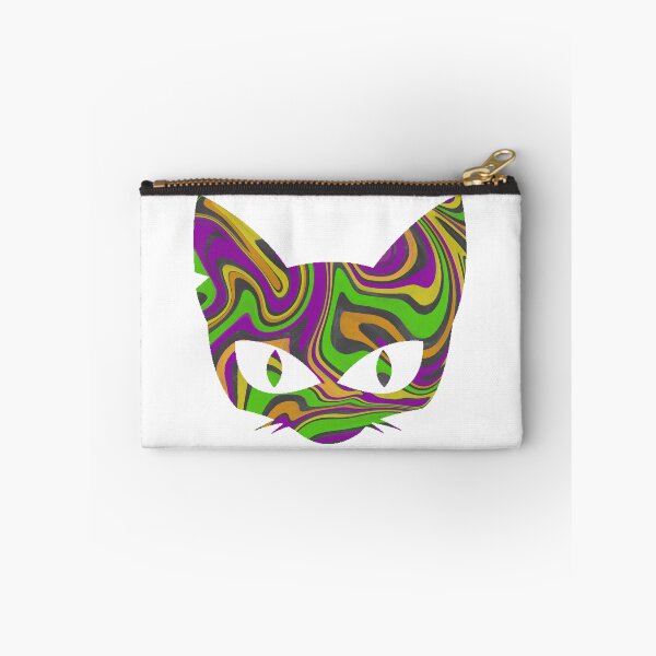 Artikelvorschau, Hexengebräu Halloween Katzengesicht Liquid Marble Design entworfen und verkauft von Wisps & Whiskers Designs.