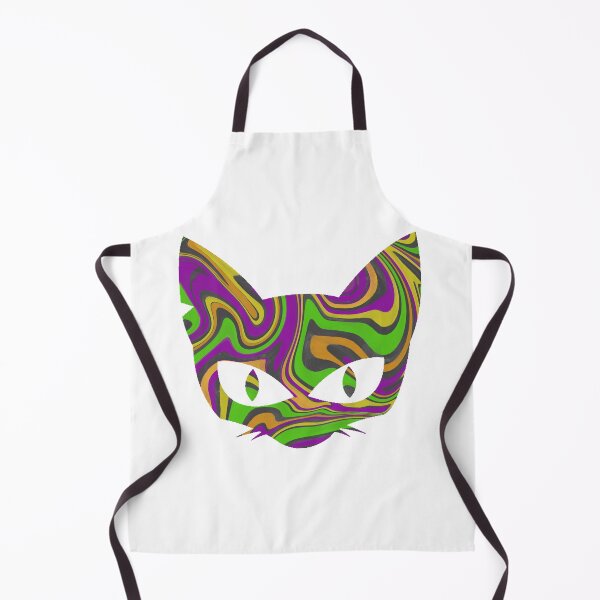 Artikelvorschau, Hexengebräu Halloween Katzengesicht Liquid Marble Design entworfen und verkauft von Wisps & Whiskers Designs.