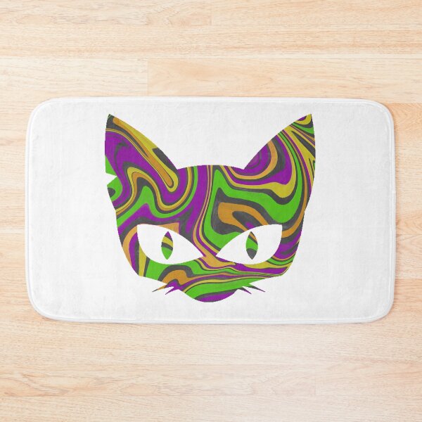 Artikelvorschau, Hexengebräu Halloween Katzengesicht Liquid Marble Design entworfen und verkauft von Wisps & Whiskers Designs.